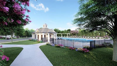 Great area complete with pool and cabana, doggie park!  We love our furbabies! 1,893sf New Home in Cumming, GA