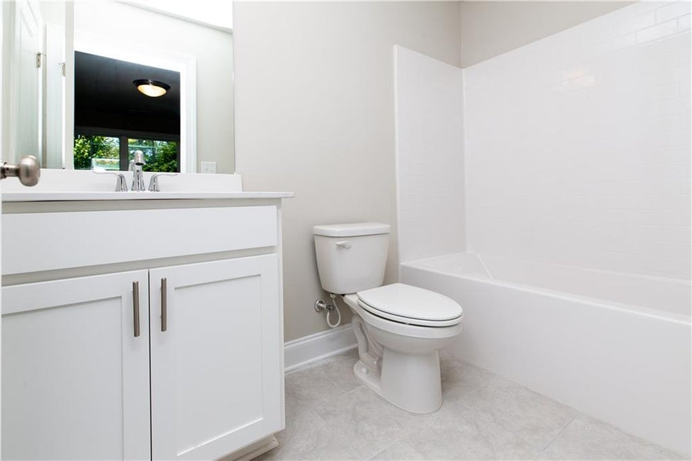 Terrace level full bath.  Picture not of actual home for representation purposes only. 3br New Home in Cumming, GA